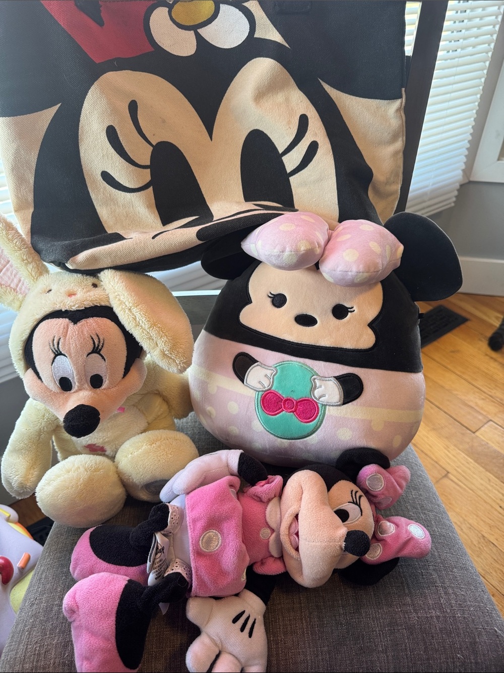 Disney Minnie Mouse Plush Lot Bag Mickey